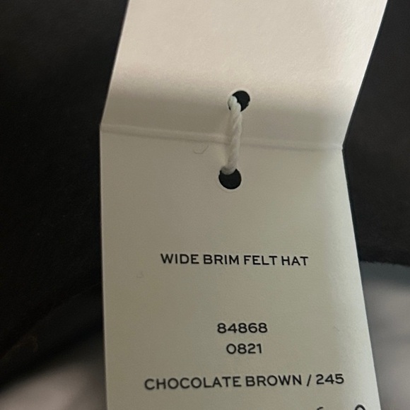 Tory Burch Dark Brown Wide-Brim Hat main image 5
